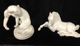 Meissen Horse & Panther Statues