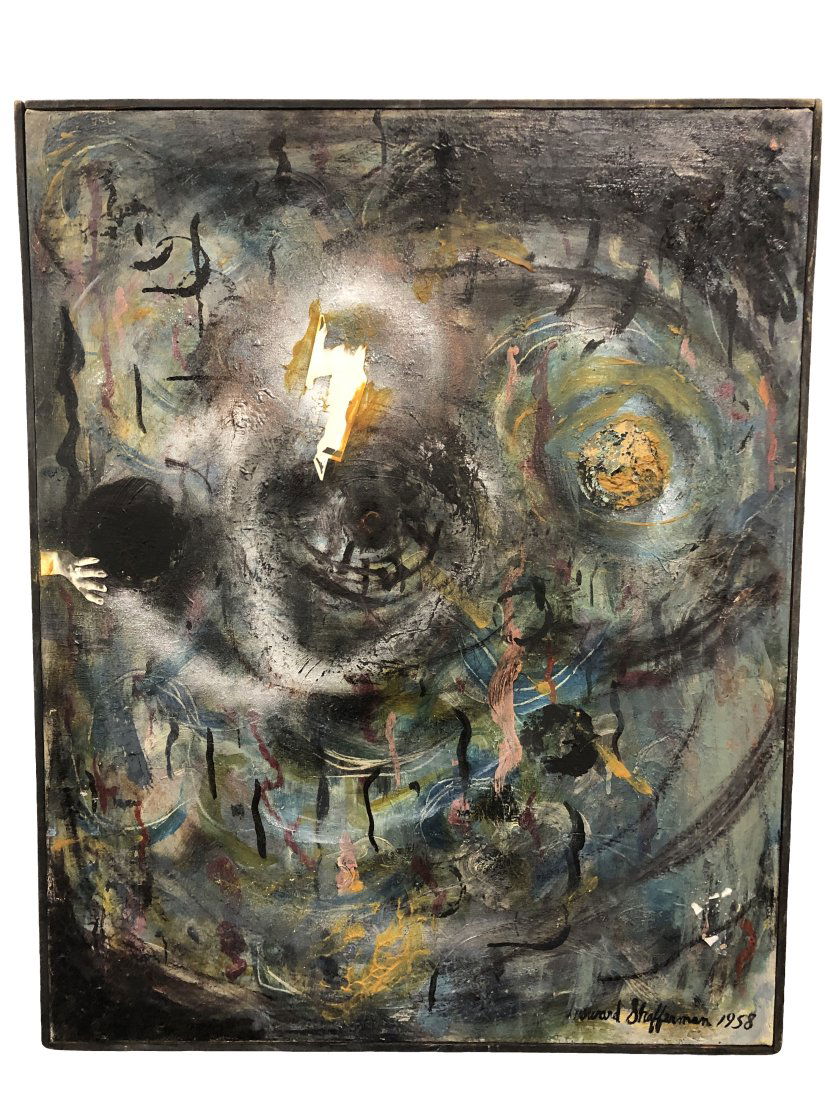 MCM Howard Shafferman Abstract Painting (1 of 4)