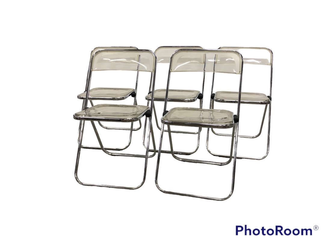 Italian Talin Lucite Folding Chairs (1 of 4)