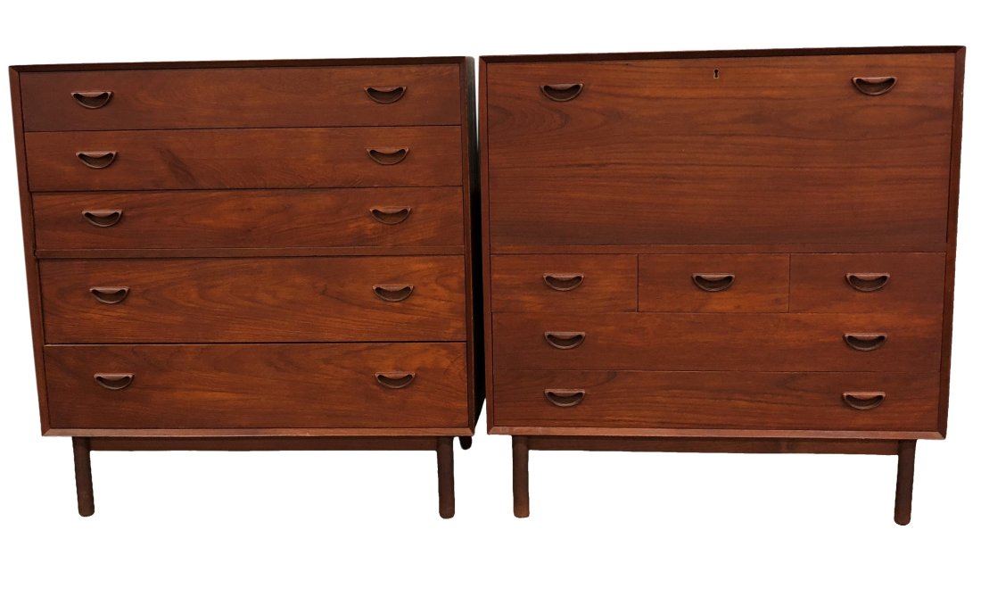 Peter Hvidt Desk & Set of Drawer Set (1 of 6)