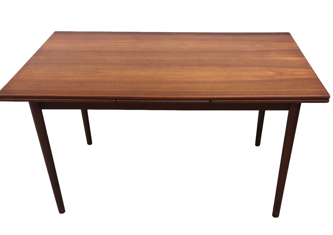 MCM teak Dining table with 2 extension leaves (1 of 4)