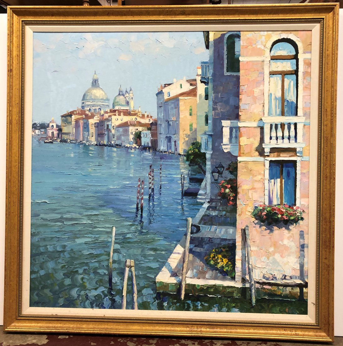 Howard Behrens Seascape Brushstroke Lithograph Painting (1 of 4)