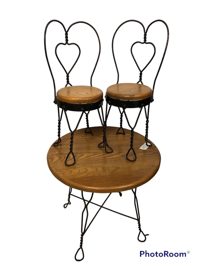 Vintage Doll Table & Chair Set (1 of 2)