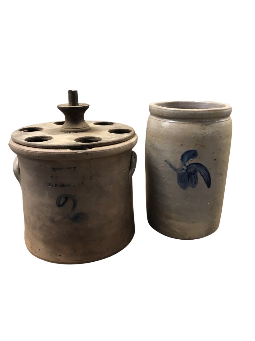 Collection 2 19th Century Salt Glazed stoneware (1 of 6)