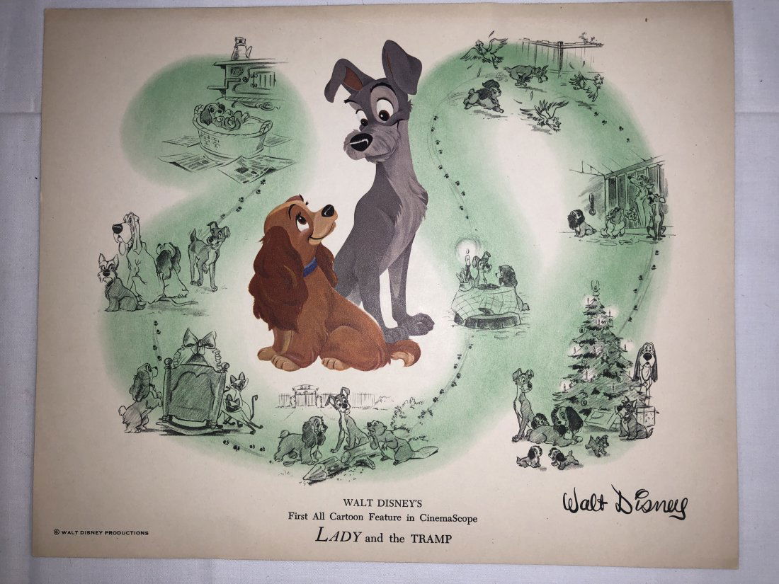 Original Disney Promo Package for 1955's  Lady & Tramp (1 of 9)
