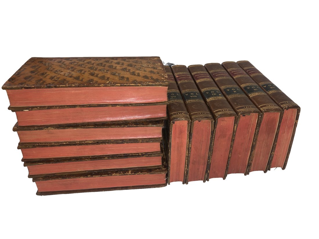 Enguerrand de Monstreilet 12 volume set French Civil War- First Edition (1 of 10)