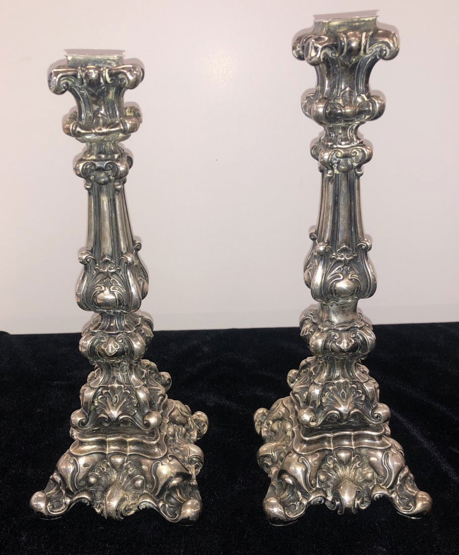 Sterling Candle Sticks (1 of 7)