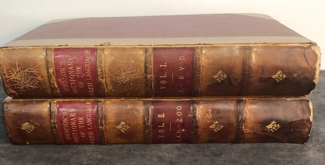 Samuel Johnson Dictionary English Language 2nd Edition 1755-1756 (1 of 5)