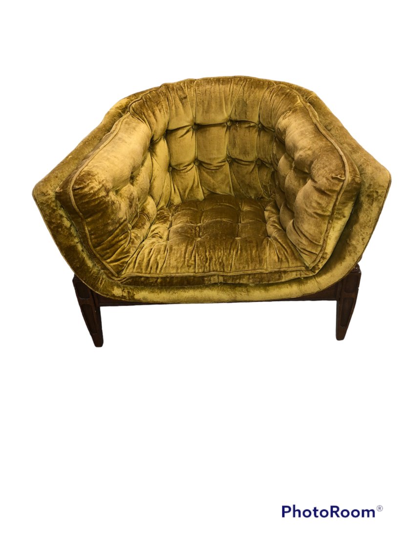 Green MCM 3 Leg chair (1 of 3)