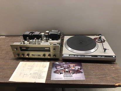 Technics Wide Band Fm Receiver and Turntable: Technics quartz SL-150MKZ wide bad Multiplex receiver. & Turntable. These pieces were just removed from a vintage stereo cabinet Dimensions: Turntable 17.5 inches wide x 14.5 inches. Receiver 17.5 inc