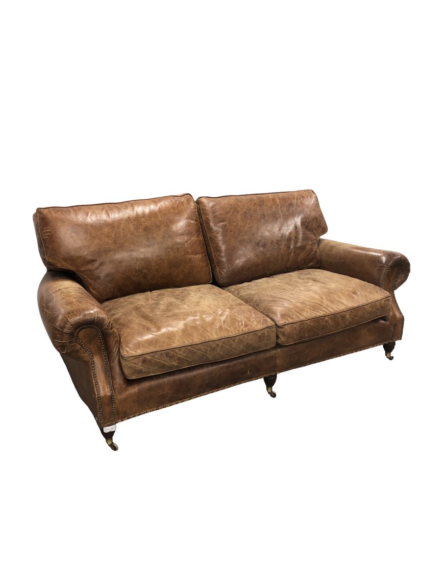 Ralph Lauren Leather Sofa (1 of 6)