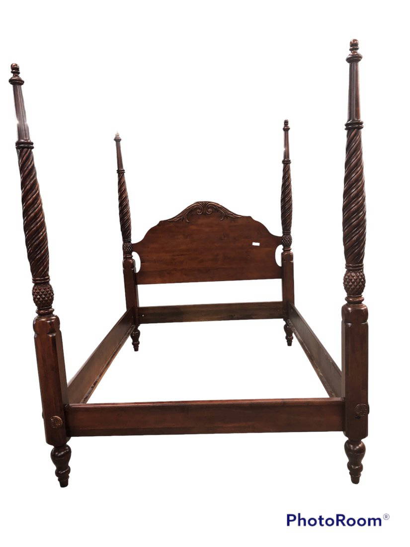 Ethan Allen 4 Poster Bedqueen Auction