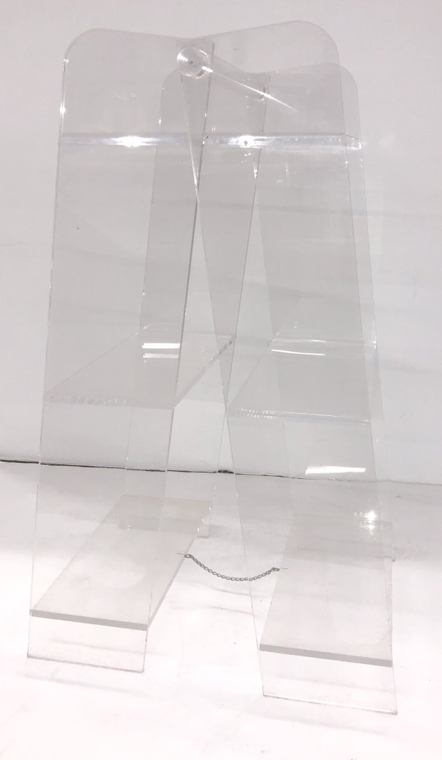 Lucite Double Sided Bookcase (1 of 5)