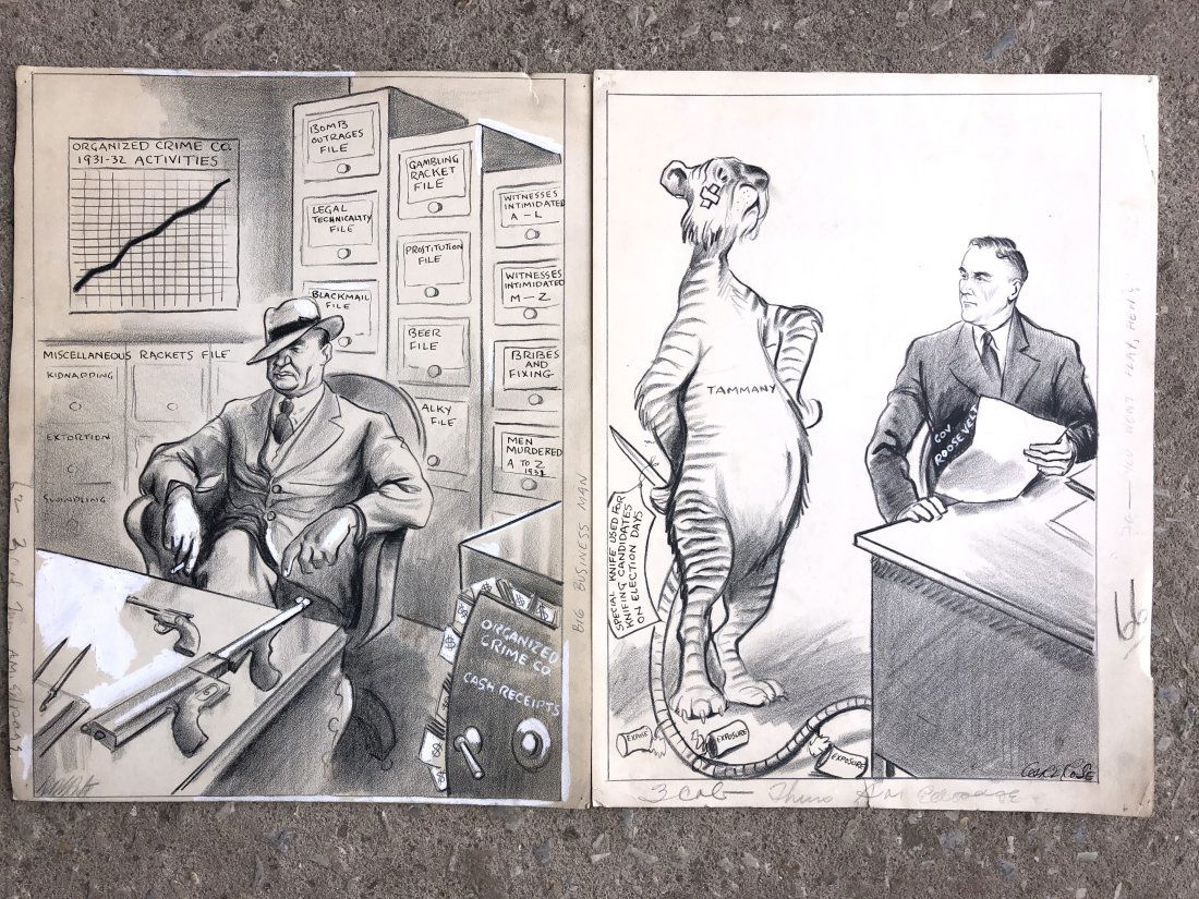 Carl Rose 2 Original Illustrations (1 of 5)