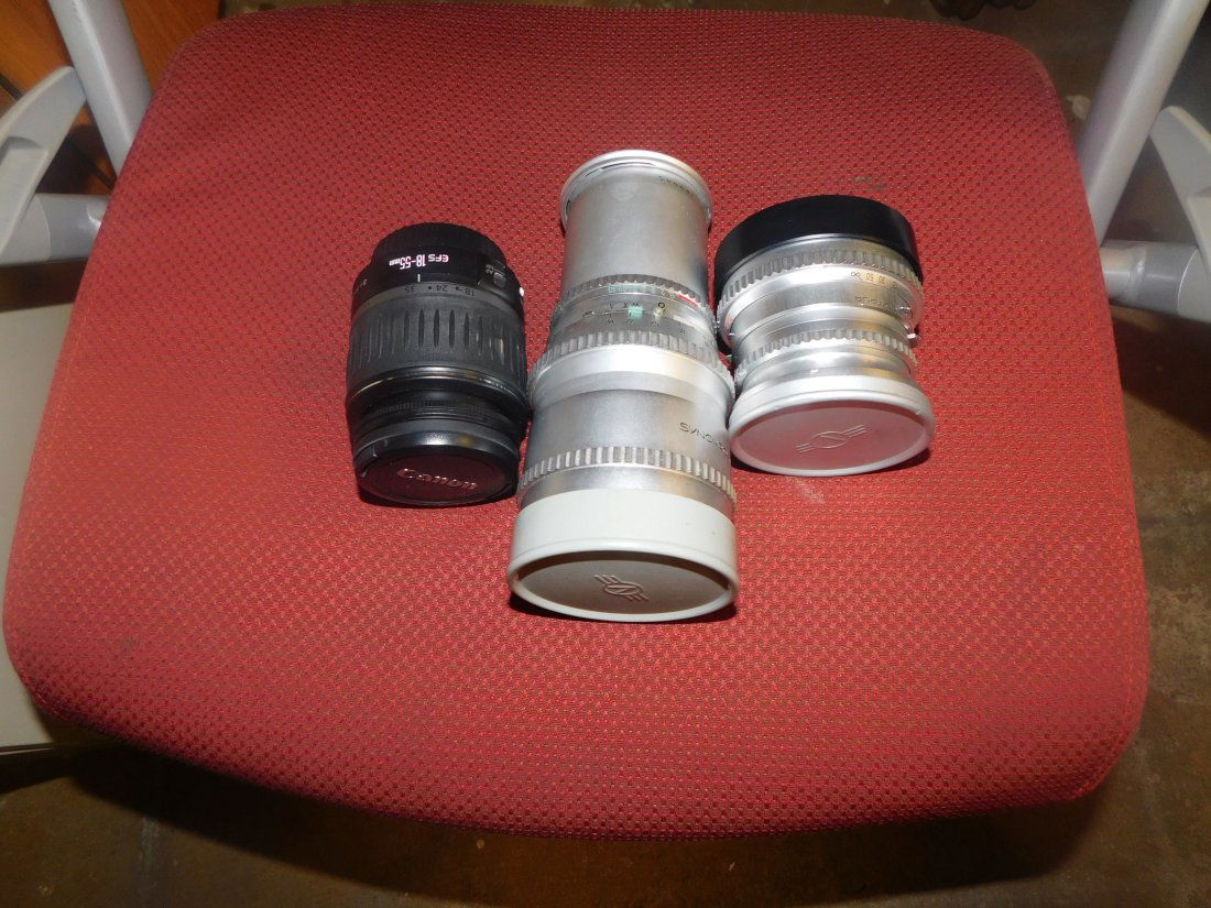 Collection of Hassblad Carl Zeiss & Canon Camera Lenses. (1 of 6)