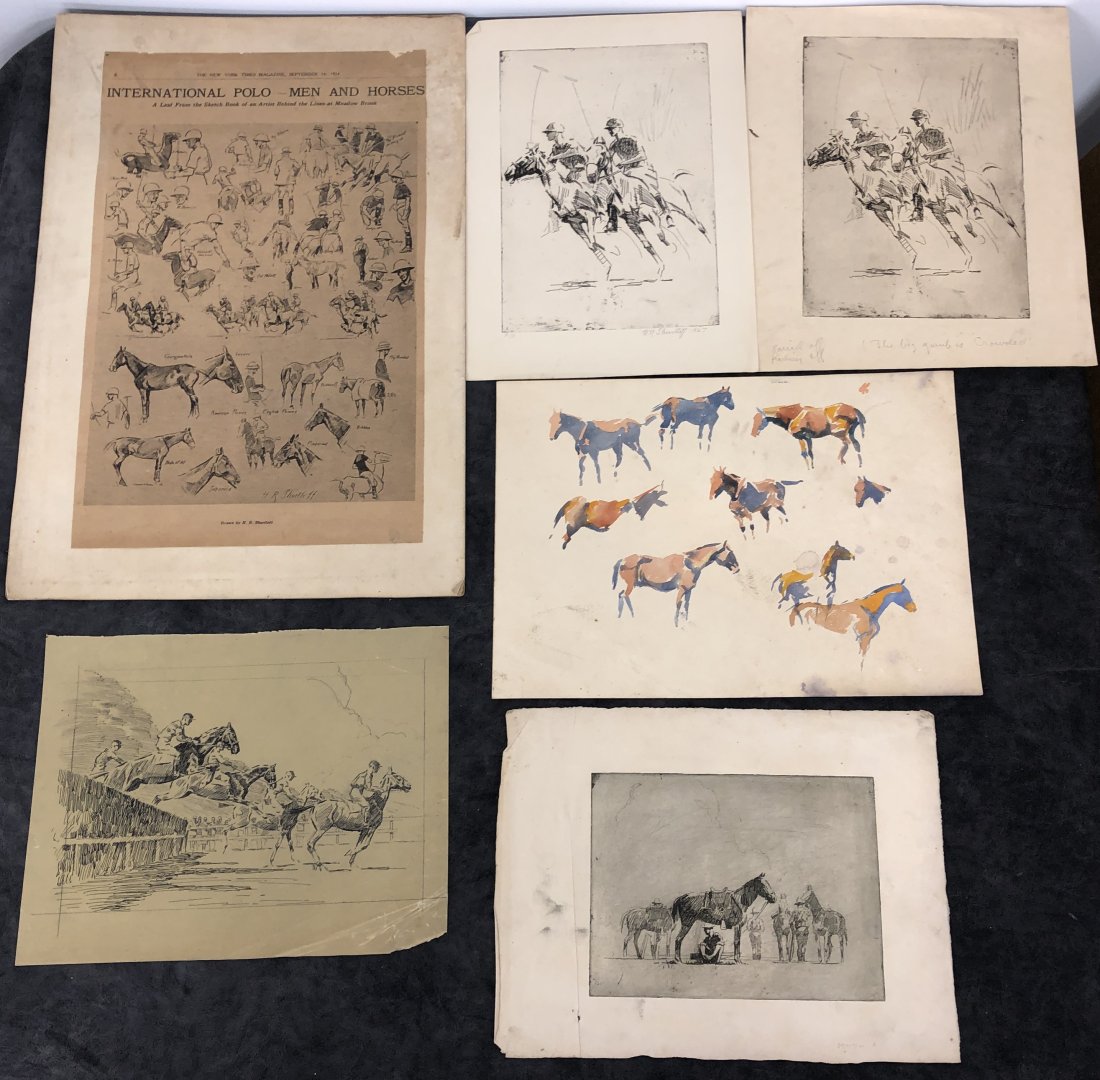 Equestrian Polo NY Times Ads Dated 1927 By H.R. Shurtleff: Equestrian Polo NY Times Ads- Shurtleff from 1927 Dimensions: range from 20 inches x 13 inches, 11x 17 inches & 8 x 10 inches Condition : Expand photos to see additional details. For more information 