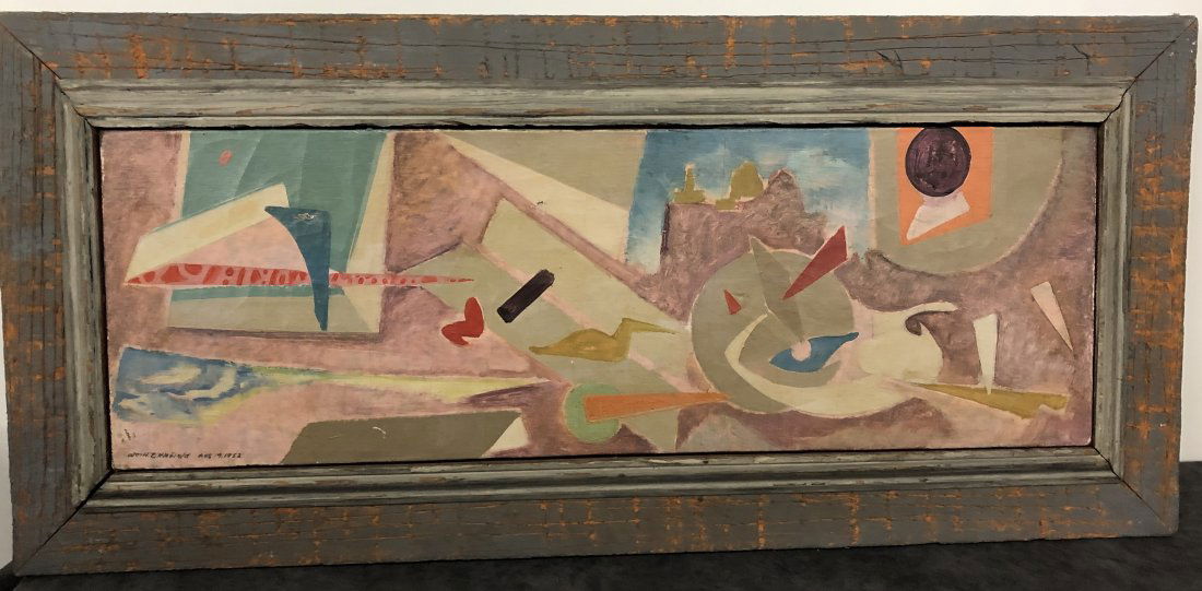 MCM Signed Littlefield Painting " Ilium by The Sea" (1 of 6)