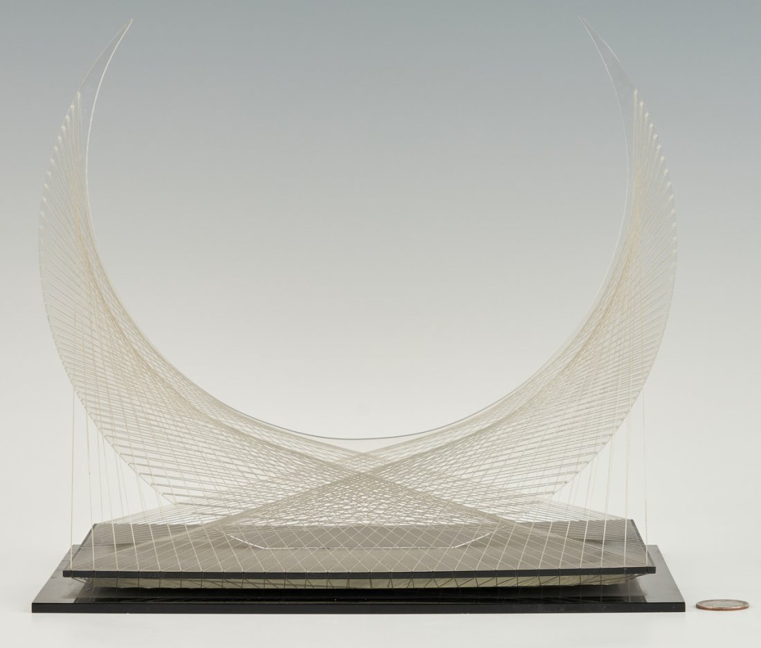 Abstract Acrylic & Wire Sculpture (1 of 5)