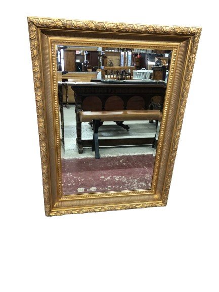 Labarge Gold Framed Beveled Mirror (1 of 4)