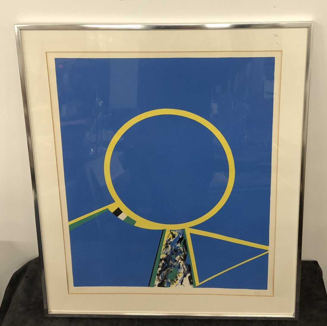 Budd Hopkins Pencil Signed Geometric Abstract Lithograph (1 of 4)