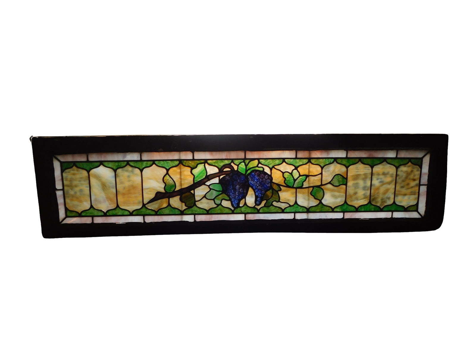 Antique Stained Glass Transom Window