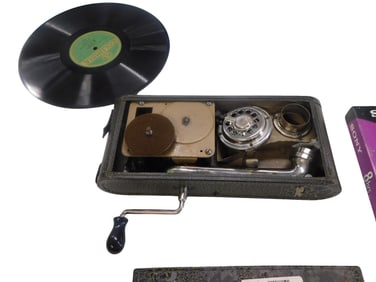 Antique Thorens Excelda Gramophone  Record Player
