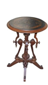 Inlaid Eastlake Nightstand Occasional Table