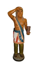 Metal Cigar Store Indian