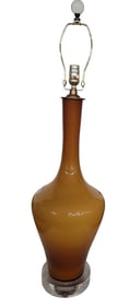 Murano Glass Lamp Lucite Base