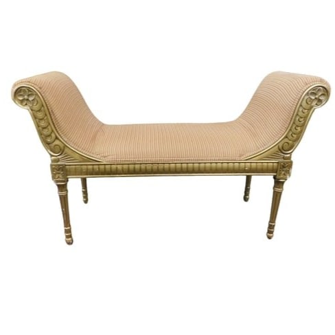 French Louis XVI Upholstered Bench (1 of 3)