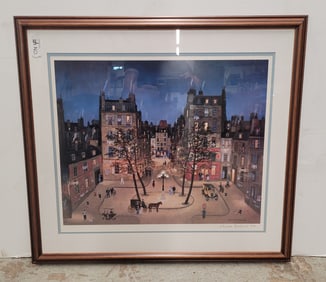 Signed Limited Edition Lithograph 1977 Michael Delacroix