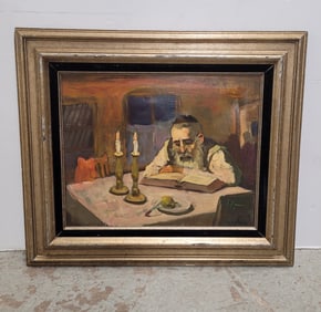 Judaic Oil Painting