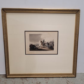 Antique Engraving of Napoleon