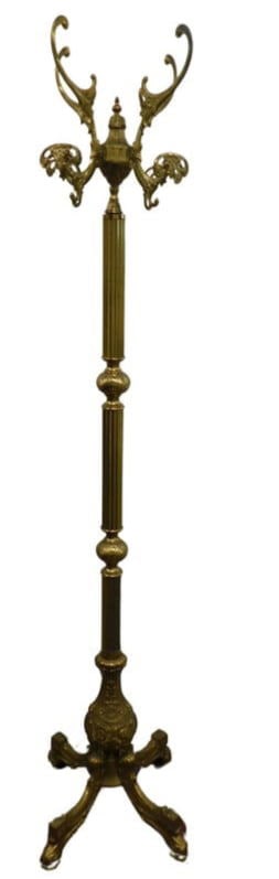 Victorian Brass Coat Rack (1 of 5)
