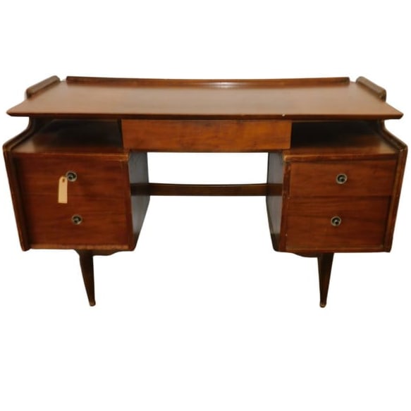 Mid Century Modern Desk: Mid-Century Modern Desk. 50lx25wx30h