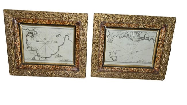 Two 18th Century Nautical Charts by Joseph Roux. (1 of 4)