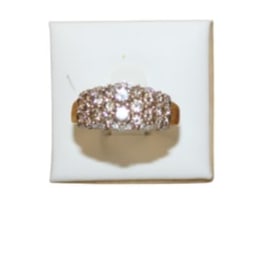 10 karat 10k gold ring with champagne and white diamond (1 of 4)