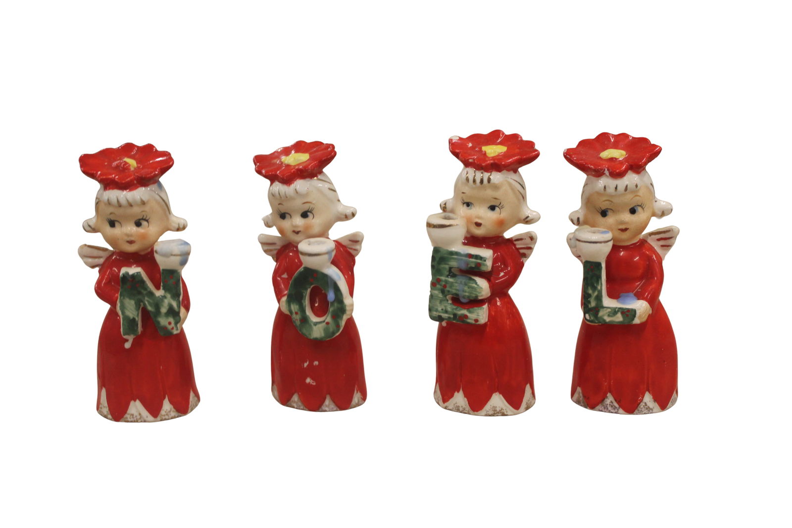 Vintage Christmas N O E L  Candleholder (1 of 3)