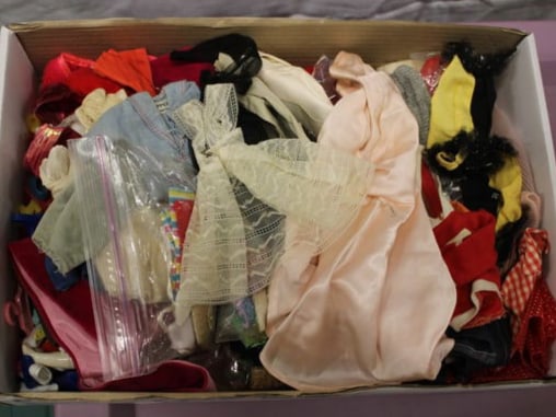 Large lot of Barbie clothes & accessories (1 of 3)