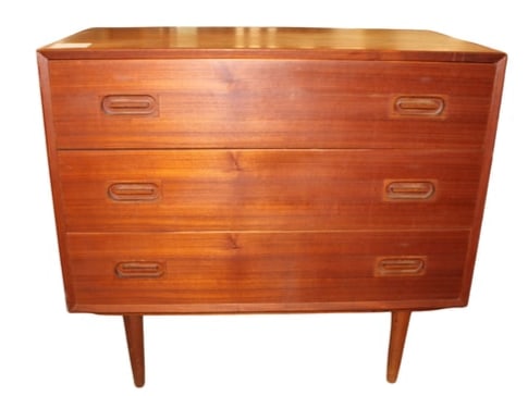 Vintage Teak Danish Chest Attributed to Kai Kristiansen (1 of 3)