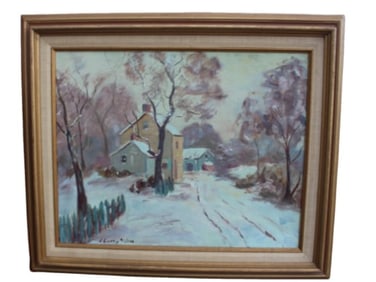 Claude Curry Bohm Oil on Board (1894 - 1871)