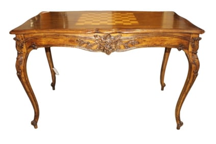 Inlaid Writing Game Table