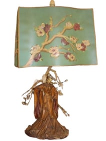 Vintage Asian Lamp