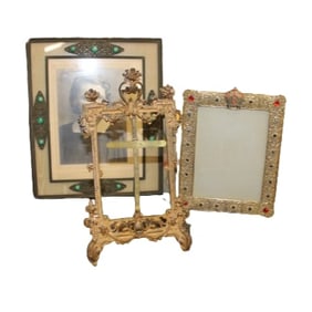 Lot of 3 Antique Picture Frames