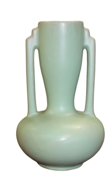 California Catalina Island Matte Green Vase (1 of 3)