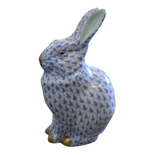 Herend Rabbit: Fine Herend Rabbit.The rabbit measures 5.25" high x 3.25" wide x 2.25" deep.