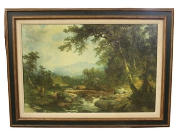1970s Landscape Print