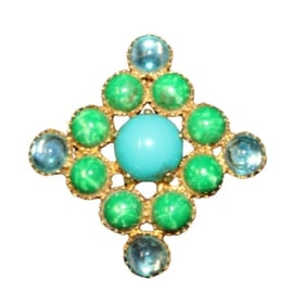 Vans Authentic Costume Maltese Cross Brooch & Pendant