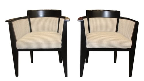Pair of Italian Art Deco Style Chairs