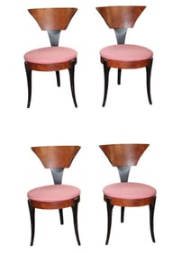 Set of 4 Art Deco Style Chairs